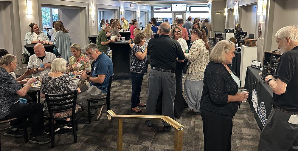 Westmoreland County nonprofit employees and board members at a recent networking event at The Palace Theatre in Greensburg.